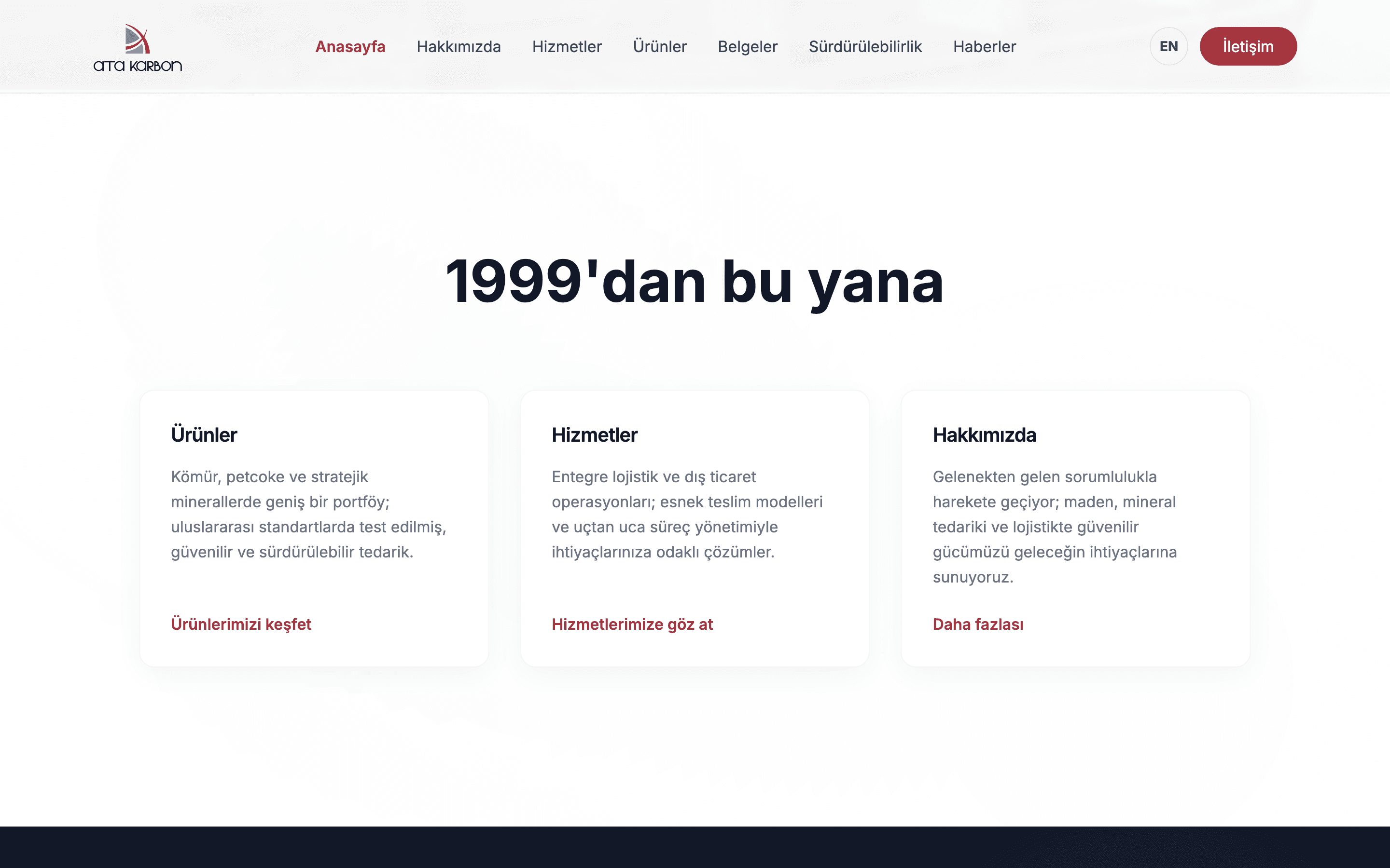 Atakarbon — Corporate Website 2