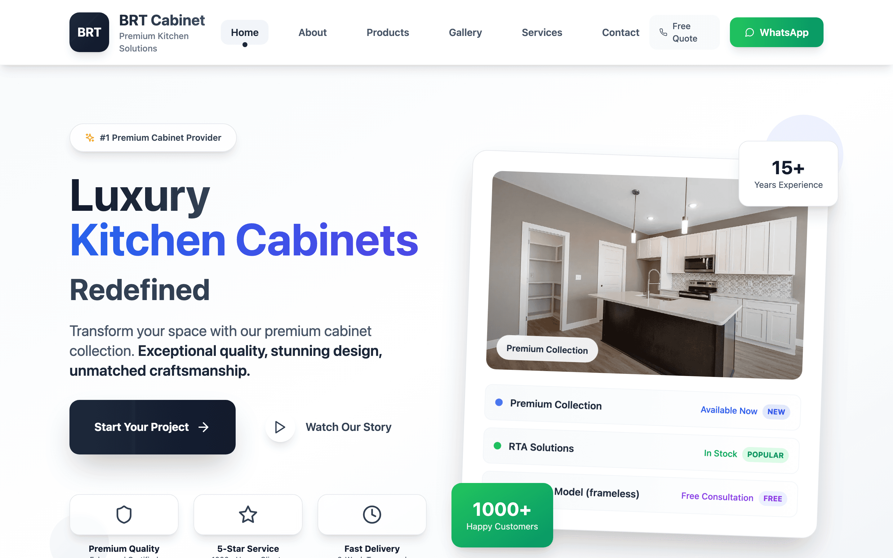 BRT Cabinet — Corporate Website
