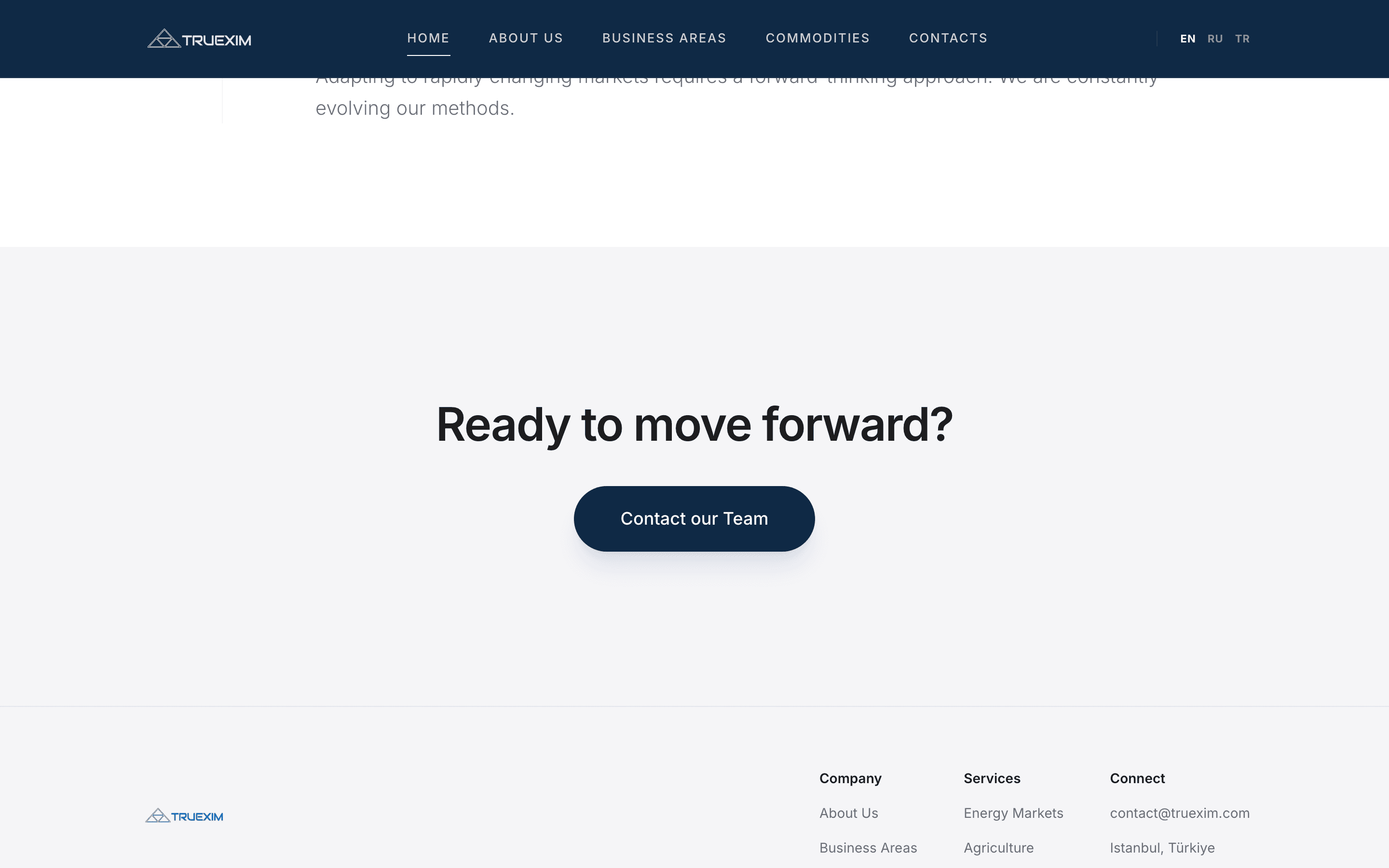 Truexim — Dijital Operasyon Platformu 3