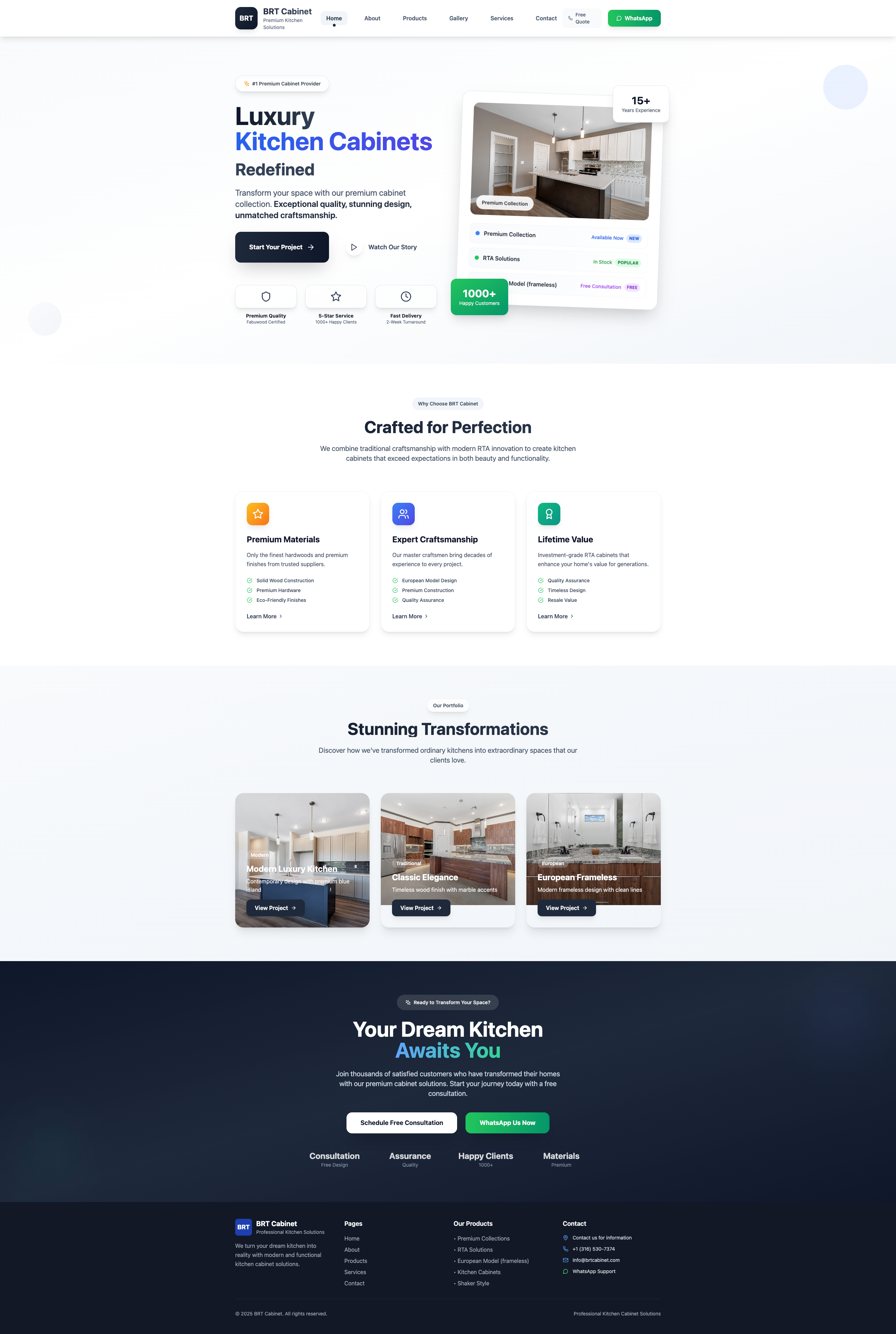 BRT Cabinet — Kitchen Cabinet Brand preview
