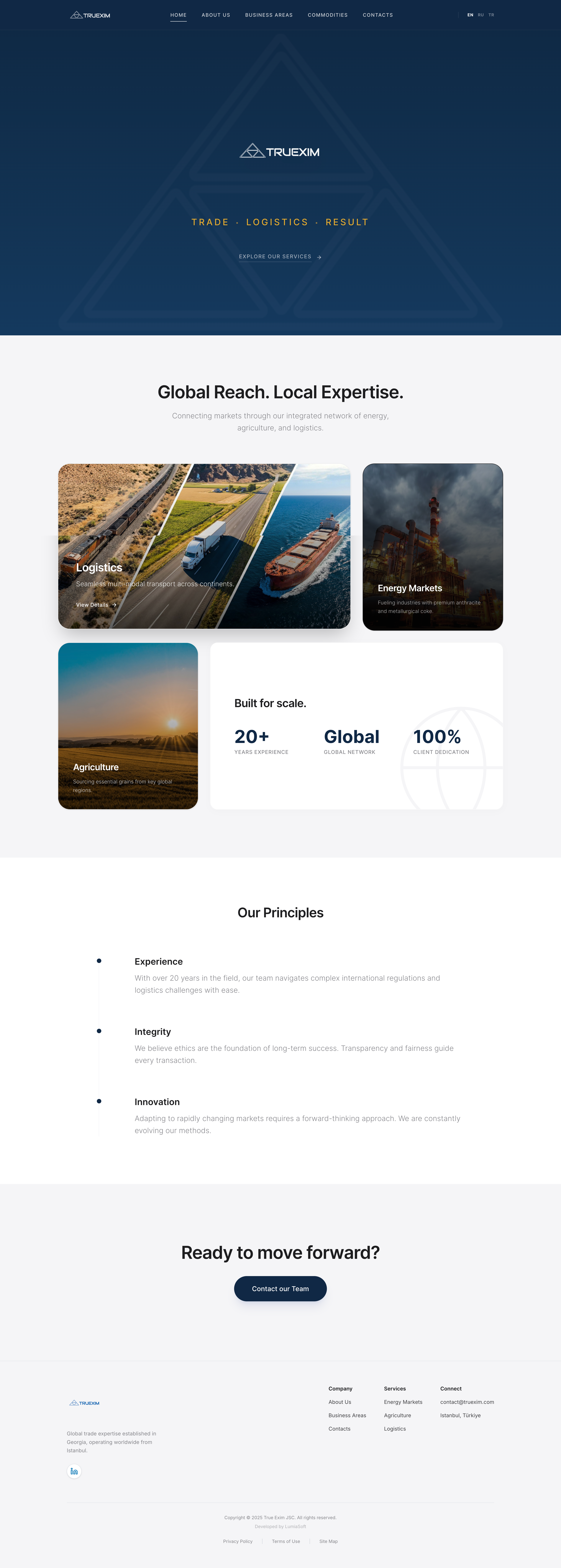 Truexim — Digital Operations for Industrial Trade gallery 1